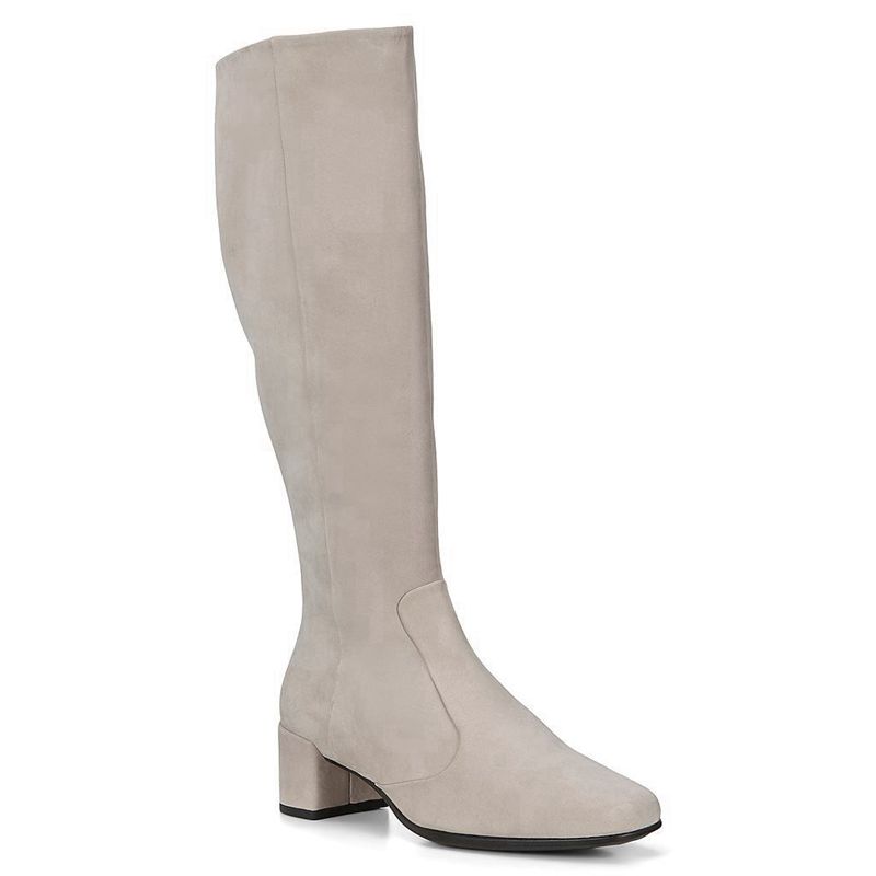 Women Boots Ecco Shape Squared 35 - Heels Beige - India QHYSZO829